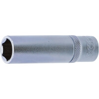 BGS 10532 Steckschlüssel-Einsatz Sechskant, tief | Antrieb Innenvierkant 10 mm (3/8") | SW 12 mm