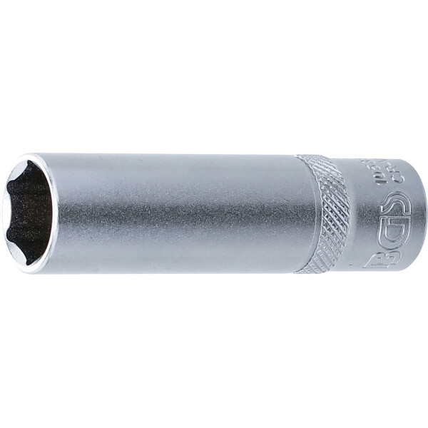 BGS 10533 Steckschlüssel-Einsatz Sechskant, tief | Antrieb Innenvierkant 10 mm (3/8") | SW 13 mm
