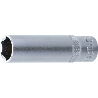 BGS 10533 Steckschlüssel-Einsatz Sechskant, tief | Antrieb Innenvierkant 10 mm (3/8") | SW 13 mm
