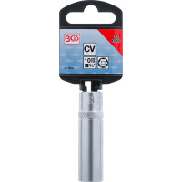 BGS 10533 Steckschlüssel-Einsatz Sechskant, tief | Antrieb Innenvierkant 10 mm (3/8") | SW 13 mm