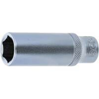 BGS 10535 Steckschlüssel-Einsatz Sechskant, tief | Antrieb Innenvierkant 10 mm (3/8") | SW 15 mm