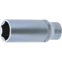 BGS 10537 Steckschlüssel-Einsatz Sechskant, tief | Antrieb Innenvierkant 10 mm (3/8") | SW 17 mm