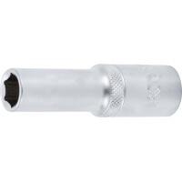 BGS 10552 Steckschlüssel-Einsatz Sechskant, tief | Antrieb Innenvierkant 12,5 mm (1/2") | SW 12 mm