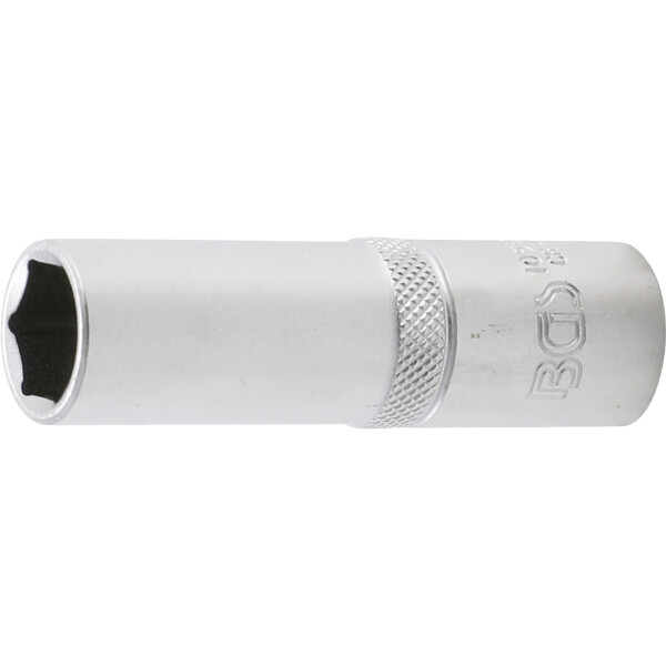 BGS 10555 Steckschlüssel-Einsatz Sechskant, tief | Antrieb Innenvierkant 12,5 mm (1/2") | SW 15 mm