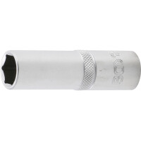 BGS 10555 Steckschlüssel-Einsatz Sechskant, tief | Antrieb Innenvierkant 12,5 mm (1/2") | SW 15 mm