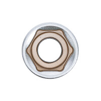 BGS 10560 Steckschlüssel-Einsatz Sechskant, tief | Antrieb Innenvierkant 12,5 mm (1/2") | SW 20 mm