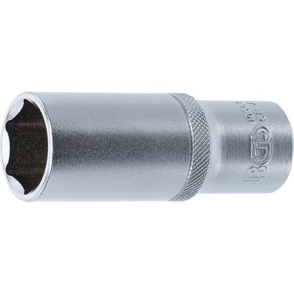 BGS 10562 Steckschlüssel-Einsatz Sechskant, tief | Antrieb Innenvierkant 12,5 mm (1/2") | SW 22 mm