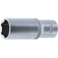 BGS 10562 Steckschlüssel-Einsatz Sechskant, tief | Antrieb Innenvierkant 12,5 mm (1/2") | SW 22 mm