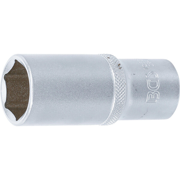 BGS 10563 Steckschlüssel-Einsatz Sechskant, tief | Antrieb Innenvierkant 12,5 mm (1/2") | SW 23 mm