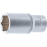 BGS 10566 Steckschlüssel-Einsatz Sechskant, tief | Antrieb Innenvierkant 12,5 mm (1/2") | SW 26 mm