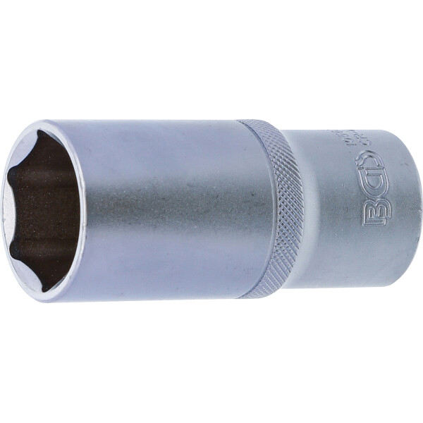 BGS 10567 Steckschlüssel-Einsatz Sechskant, tief | Antrieb Innenvierkant 12,5 mm (1/2") | SW 27 mm