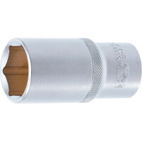 BGS 10568 Steckschlüssel-Einsatz Sechskant, tief | Antrieb Innenvierkant 12,5 mm (1/2") | SW 28 mm