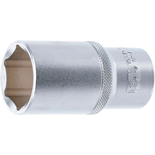 BGS 10570 Steckschlüssel-Einsatz Sechskant, tief | Antrieb Innenvierkant 12,5 mm (1/2") | SW 30 mm