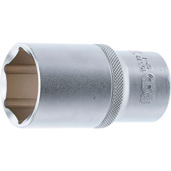BGS 10572 Steckschlüssel-Einsatz Sechskant, tief | Antrieb Innenvierkant 12,5 mm (1/2") | SW 32 mm