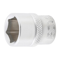 BGS 10615 Steckschlüssel-Einsatz Sechskant | Antrieb Innenvierkant 10 mm (3/8") | SW 15 mm
