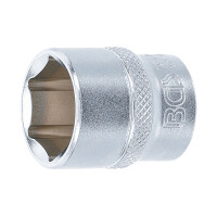 BGS 10619 Steckschlüssel-Einsatz Sechskant | Antrieb Innenvierkant 10 mm (3/8") | SW 19 mm