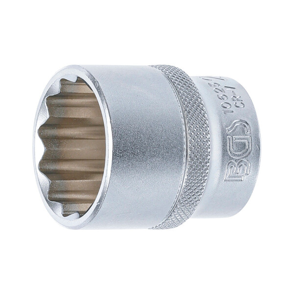 BGS 10625 Steckschlüssel-Einsatz Zwölfkant | Antrieb Innenvierkant 12,5 mm (1/2") | SW 28 mm