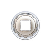 BGS 10625 Steckschlüssel-Einsatz Zwölfkant | Antrieb Innenvierkant 12,5 mm (1/2") | SW 28 mm