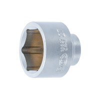 BGS 10627 Steckschlüssel-Einsatz Sechskant | Antrieb Innenvierkant 10 mm (3/8") | SW 27 mm