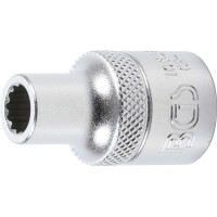 BGS 10628 Steckschlüssel-Einsatz Zwölfkant | Antrieb Innenvierkant 12,5 mm (1/2") | SW 8 mm