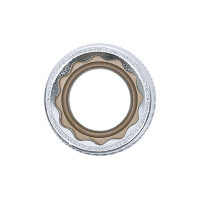 BGS 10635 Steckschlüssel-Einsatz Zwölfkant | Antrieb Innenvierkant 12,5 mm (1/2") | SW 15 mm