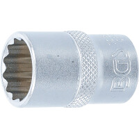 BGS 10637 Steckschlüssel-Einsatz Zwölfkant | Antrieb Innenvierkant 12,5 mm (1/2") | SW 17 mm