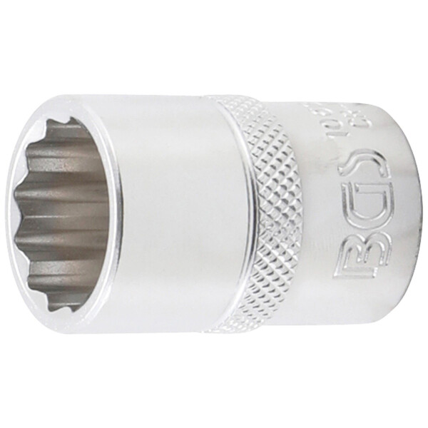 BGS 10638 Steckschlüssel-Einsatz Zwölfkant | Antrieb Innenvierkant 12,5 mm (1/2") | SW 18 mm