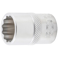 BGS 10638 Steckschlüssel-Einsatz Zwölfkant | Antrieb Innenvierkant 12,5 mm (1/2") | SW 18 mm