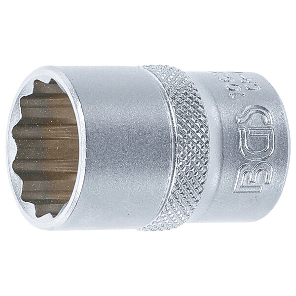 BGS 10639 Steckschlüssel-Einsatz Zwölfkant | Antrieb Innenvierkant 12,5 mm (1/2") | SW 19 mm
