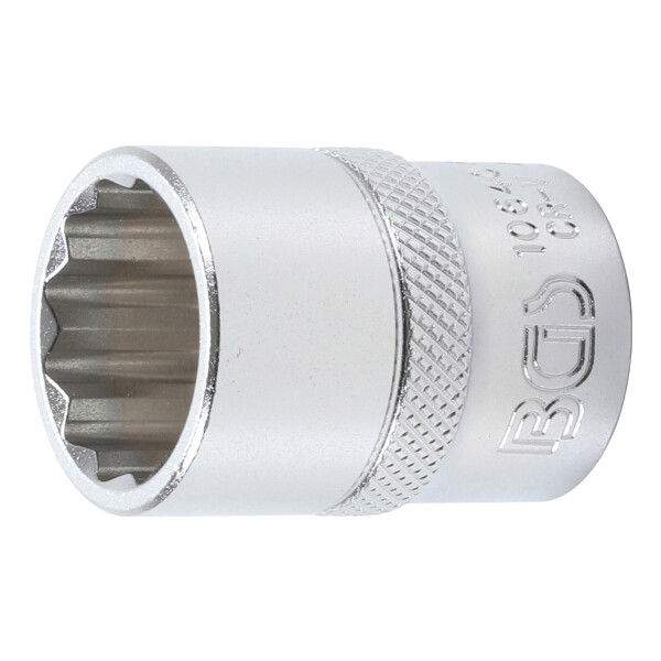 BGS 10640 Steckschlüssel-Einsatz Zwölfkant | Antrieb Innenvierkant 12,5 mm (1/2") | SW 20 mm