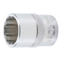 BGS 10640 Steckschlüssel-Einsatz Zwölfkant | Antrieb Innenvierkant 12,5 mm (1/2") | SW 20 mm