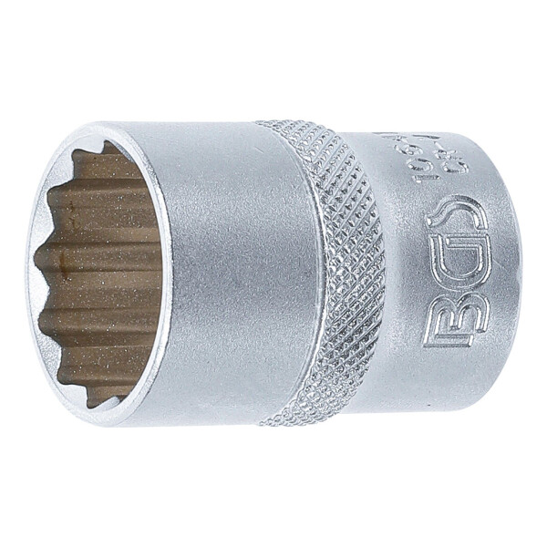 BGS 10641 Steckschlüssel-Einsatz Zwölfkant | Antrieb Innenvierkant 12,5 mm (1/2") | SW 21 mm