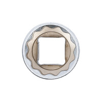 BGS 10641 Steckschlüssel-Einsatz Zwölfkant | Antrieb Innenvierkant 12,5 mm (1/2") | SW 21 mm