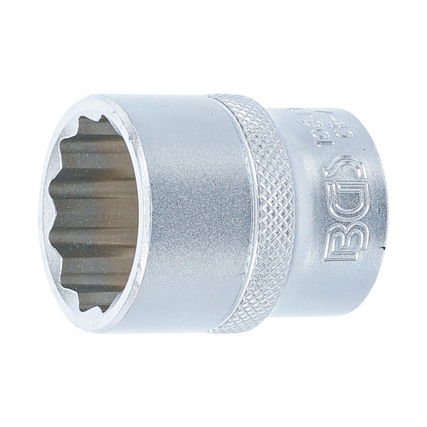 BGS 10643 Steckschlüssel-Einsatz Zwölfkant | Antrieb Innenvierkant 12,5 mm (1/2") | SW 23 mm
