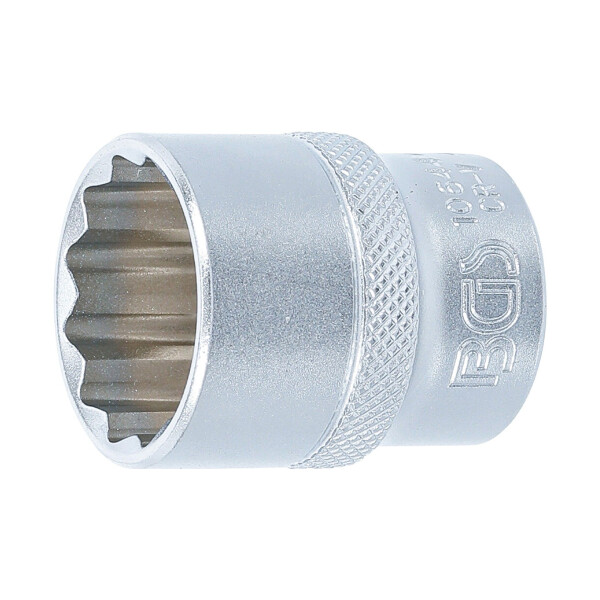 BGS 10644 Steckschlüssel-Einsatz Zwölfkant | Antrieb Innenvierkant 12,5 mm (1/2") | SW 24 mm