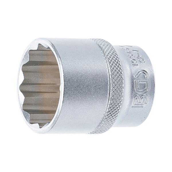 BGS 10645 Steckschlüssel-Einsatz Zwölfkant | Antrieb Innenvierkant 12,5 mm (1/2") | SW 27 mm