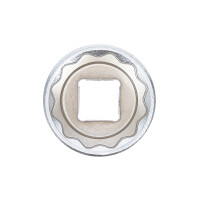 BGS 10645 Steckschlüssel-Einsatz Zwölfkant | Antrieb Innenvierkant 12,5 mm (1/2") | SW 27 mm