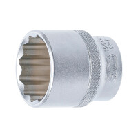 BGS 10646 Steckschlüssel-Einsatz Zwölfkant | Antrieb Innenvierkant 12,5 mm (1/2") | SW 30 mm