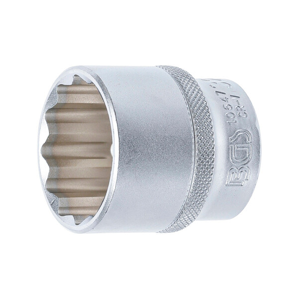 BGS 10647 Steckschlüssel-Einsatz Zwölfkant | Antrieb Innenvierkant 12,5 mm (1/2") | SW 32 mm