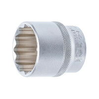 BGS 10647 Steckschlüssel-Einsatz Zwölfkant | Antrieb Innenvierkant 12,5 mm (1/2") | SW 32 mm