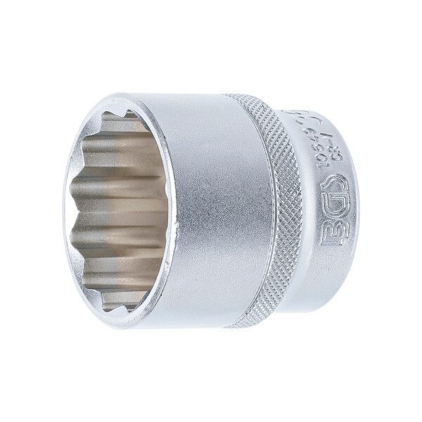 BGS 10649 Steckschlüssel-Einsatz Zwölfkant | Antrieb Innenvierkant 12,5 mm (1/2") | SW 36 mm