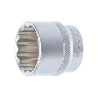 BGS 10649 Steckschlüssel-Einsatz Zwölfkant | Antrieb Innenvierkant 12,5 mm (1/2") | SW 36 mm
