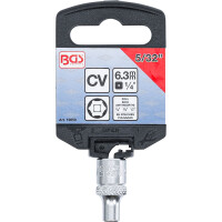 BGS 10650 Steckschlüssel-Einsatz Sechskant | Antrieb Innenvierkant 6,3 mm (1/4") | SW 5/32"