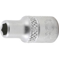 BGS 10651 Steckschlüssel-Einsatz Sechskant | Antrieb Innenvierkant 6,3 mm (1/4") | SW 3/16"