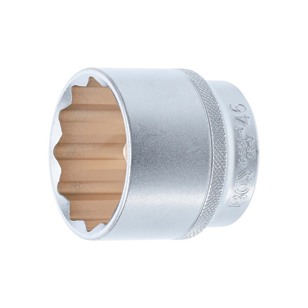 BGS 10651-1 Steckschlüssel-Einsatz Zwölfkant | Antrieb Innenvierkant 12,5 mm (1/2") | SW 46 mm