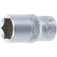 BGS 10657 Steckschlüssel-Einsatz Sechskant | Antrieb Innenvierkant 6,3 mm (1/4") | SW 3/8"
