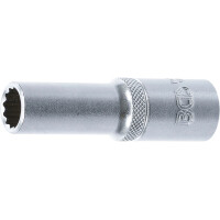 BGS 10662 Steckschlüssel-Einsatz Zwölfkant, tief | Antrieb Innenvierkant 12,5 mm (1/2") | SW 12 mm