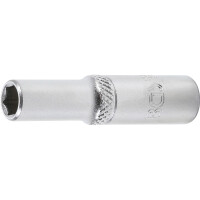 BGS 10670 Steckschlüssel-Einsatz Sechskant, tief | Antrieb Innenvierkant 6,3 mm (1/4") | SW 1/4"