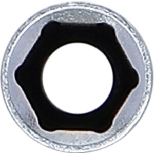 BGS 10671 Steckschlüssel-Einsatz Sechskant, tief | Antrieb Innenvierkant 6,3 mm (1/4") | SW 5/16"