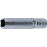 BGS 10671 Steckschlüssel-Einsatz Sechskant, tief | Antrieb Innenvierkant 6,3 mm (1/4") | SW 5/16"